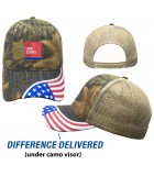 Stocked Trucker Mesh USA Camo Cap - OLWUSACAMO2