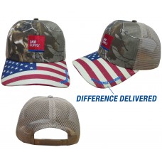 Stocked Trucker Mesh USA Camo Cap - OLWUSACAMO