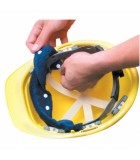 Terry Toppers Snap-On Hard Hat Sweatband LW870-01 Terry Toppers Snap-On Hard Hat Sweatband LW870-01