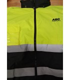 Wind & Water Proof, Insulated, Hiviz Rain Bomber Jacket  O-LWHVZJKT - Tall