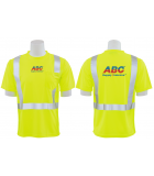 Moisture Wicking, Birdseye, Hi-Viz Pocket T-Shirt LWHIVZPTB