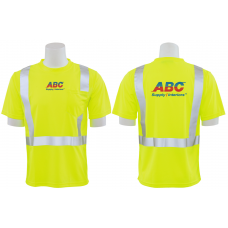 Moisture Wicking, Birdseye, Hi-Viz Pocket T-Shirt LWHIVZPTB