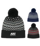 Port Authority Alpine Pom Beanie HBLWC991