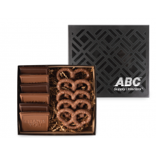 6 Piece Cookie & Confection Gift Box with Pretzels LWCFBX-PRET 6 Piece Cookie & Confection Gift Box with Pretzels LWCFBX-PRET