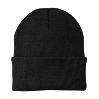 12” Knit Cap - LWKNITS Black