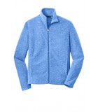 Men's Port Authority Heather Microfleece Full-Zip Jacket LWF235