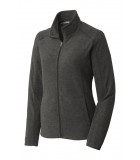 Ladies Port Authority Heather Microfleece Full-Zip Jacket LWL235
