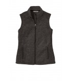 Ladies Sweater Fleece Vest L236