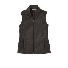 Ladies Sweater Fleece Vest L236