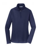 Ladies Pinpoint 1/2 Zip L806