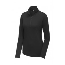 Ladies' Sport-Tek Tri-Blend Wicking 1/4-Zip Pullover LST407 Ladies' Sport-Tek Tri-Blend Wicking 1/4-Zip Pullover LST407