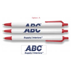 Bic Clic Stic Pen  Red, White, & Blue LWPEN