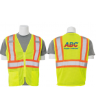 Hi-Viz, Class 2, Two Tone Surveryor Mesh Vest LWVEST2T