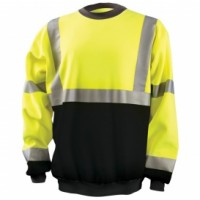 Hi-Viz Pullover Hoodie (front, black bottom) LWHVZHD
