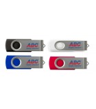 QuickShip USB Swivel Flash Drive LWUSB 2G, 4G, 8G 