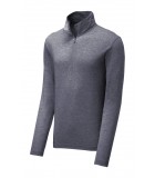 Mens Sport-Tek Tri-Blend Wicking 1/4-Zip Pullover (LIGHTWEIGHT) LWST407
