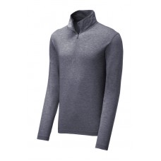 Mens Sport-Tek Tri-Blend Wicking 1/4-Zip Pullover (LIGHTWEIGHT) LWST407