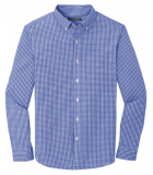 Men's Long Sleeve Gingham Easy Care Dress Shirt LWW644