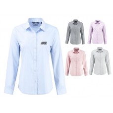 Cutter & Buck Ladies' Skyline End on End Recycled Long Sleeve Dress Shirt LWLCW00019