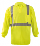Moisture Wicking, Birdseye, Hi-Viz Long Sleeve Polo LWLUXLSPP2B Moisture Wicking, Birdseye, Hi-Viz Long Sleeve Polo LWLUXLSPP2B