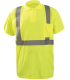 Moisture Wicking, Birdseye, Hi-Viz Polo LWLUXSSPP2B Moisture Wicking, Birdseye, Hi-Viz Polo LWLUXSSPP2B