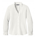 Brooks Brothers Women's Long Sleeve Ruffle Collar Blouse LWBB18011