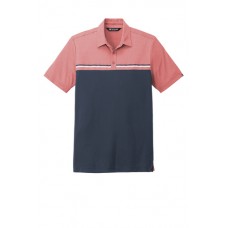 TravisMathew Sunset Blocked Polo TM1MY401 Left Slv Logo Location
