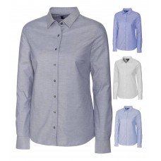 Cutter & Buck Ladies' Oxford L/S Button Down LCW00003 Cutter & Buck Ladies' Oxford L/S Button Down LCW00003
