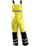Water Proof, Breathable, Black Bottom, Hiviz Rain Bibs LWHVZBBIB