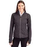 Cutter & Buck Ladies Mainsail Sweater-Knit Full Zip Jacket LWLCO00059